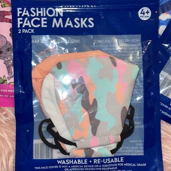 8 Brand New Girls Face Masks Jojo Siwa and LoL inc - Picture 5 of 5